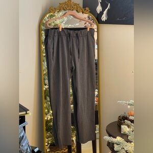 Lululemon On the Fly Heathered Gray Athletic Jogger Track Pants Luxtreme